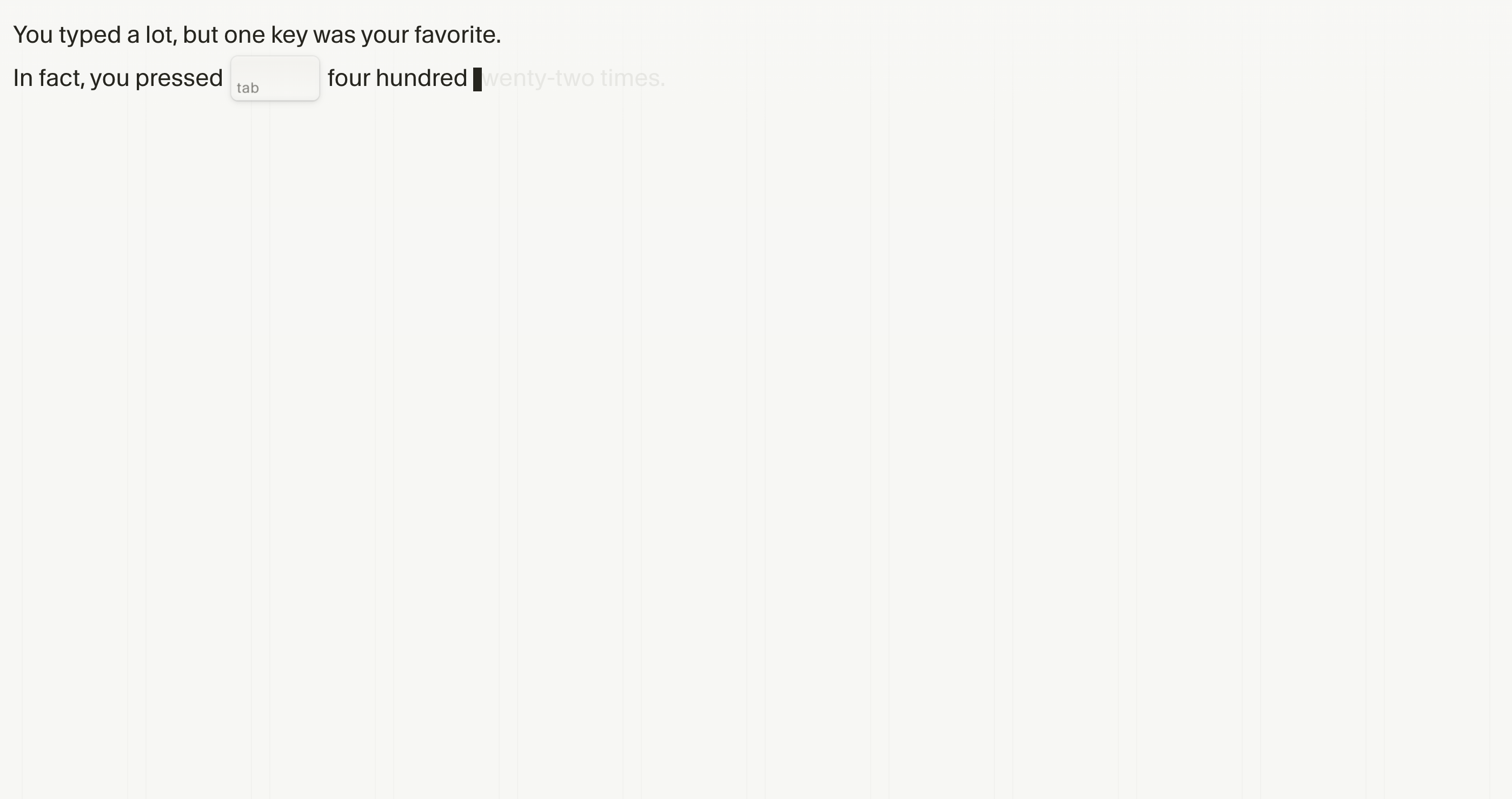 Cursor 2025 Screen 08 - Tab Key Details