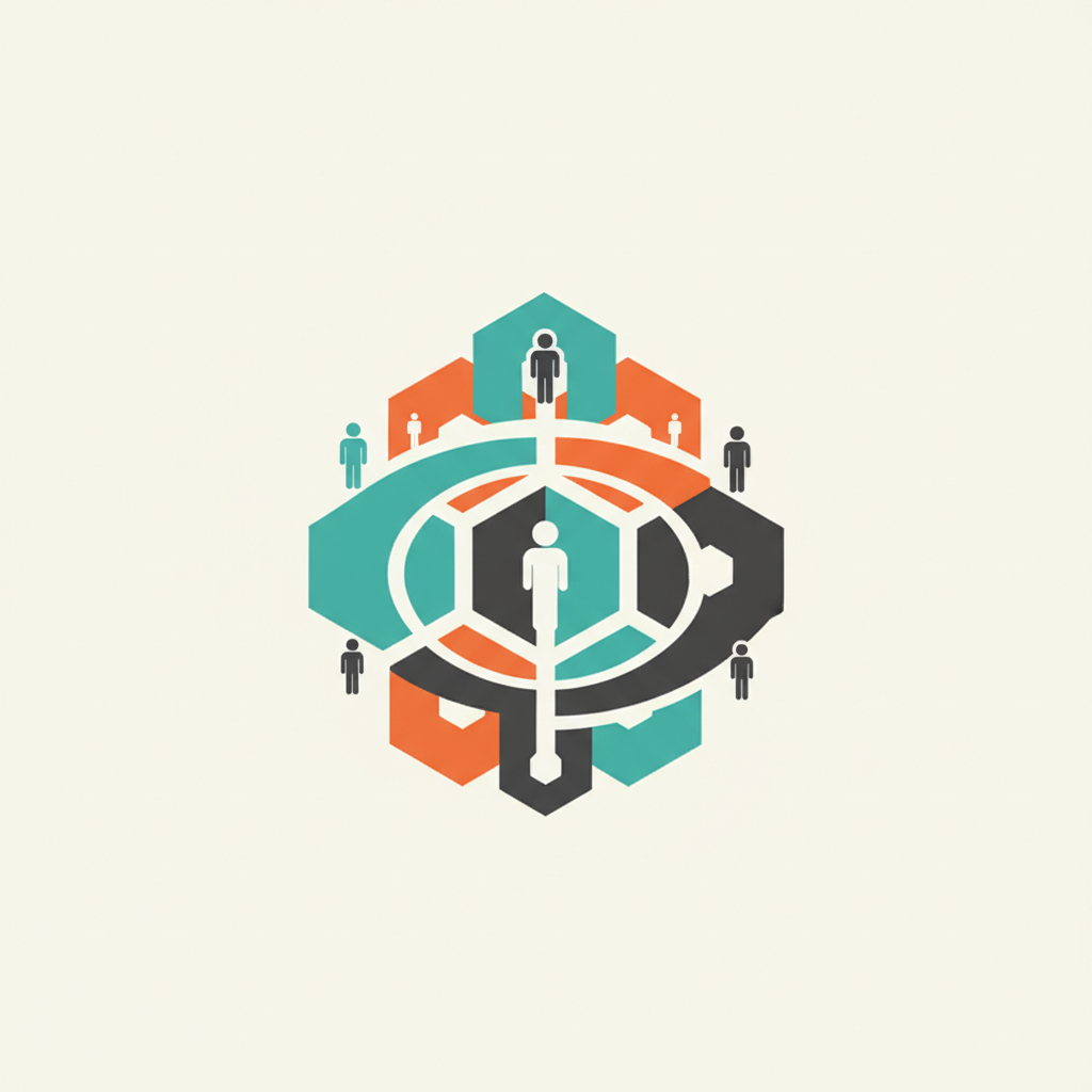 Illustration: Enge Partnerschaft und gemeinsame Entwicklung nah am Unternehmen.