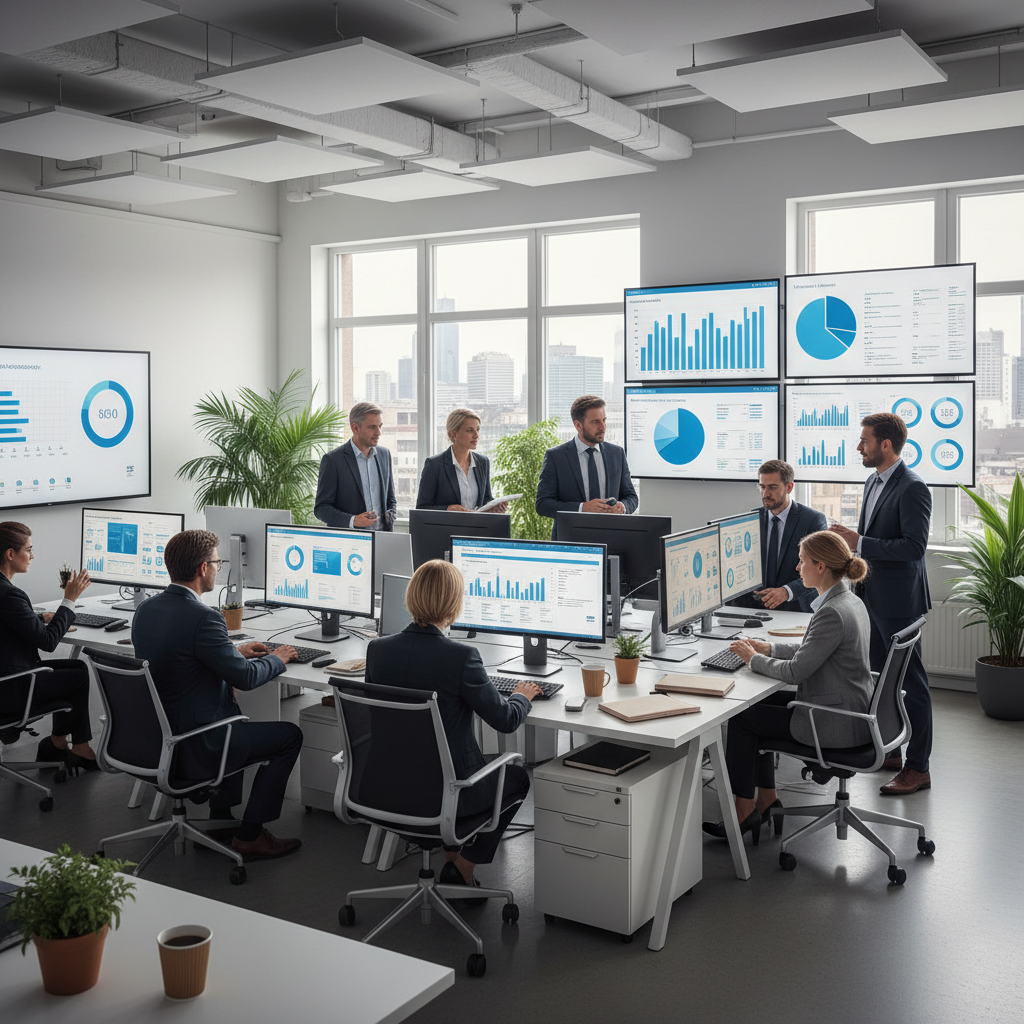 Equipo de seguros en procesamiento de casos basado en datos