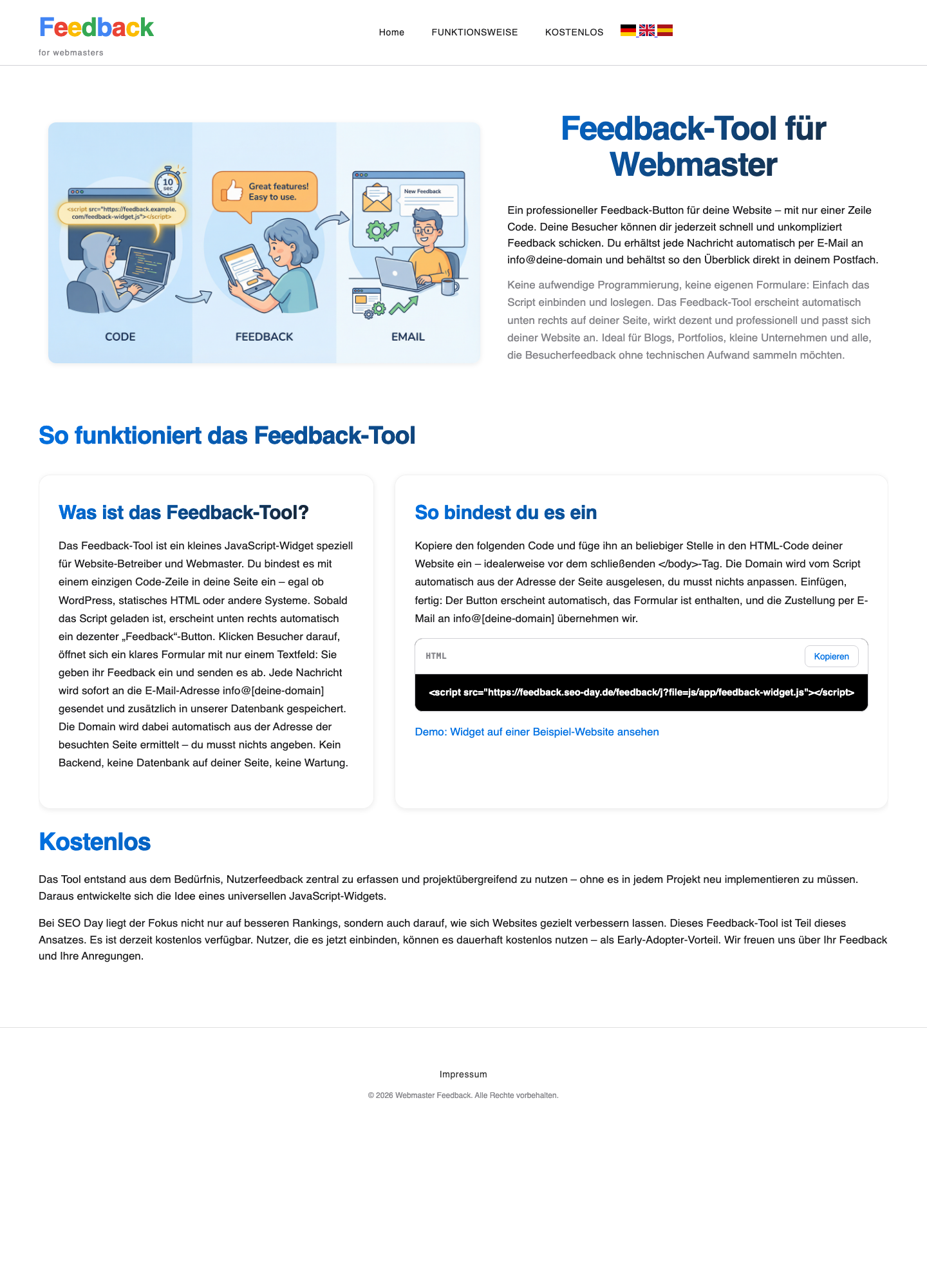 SEO-Day FeedbackTool