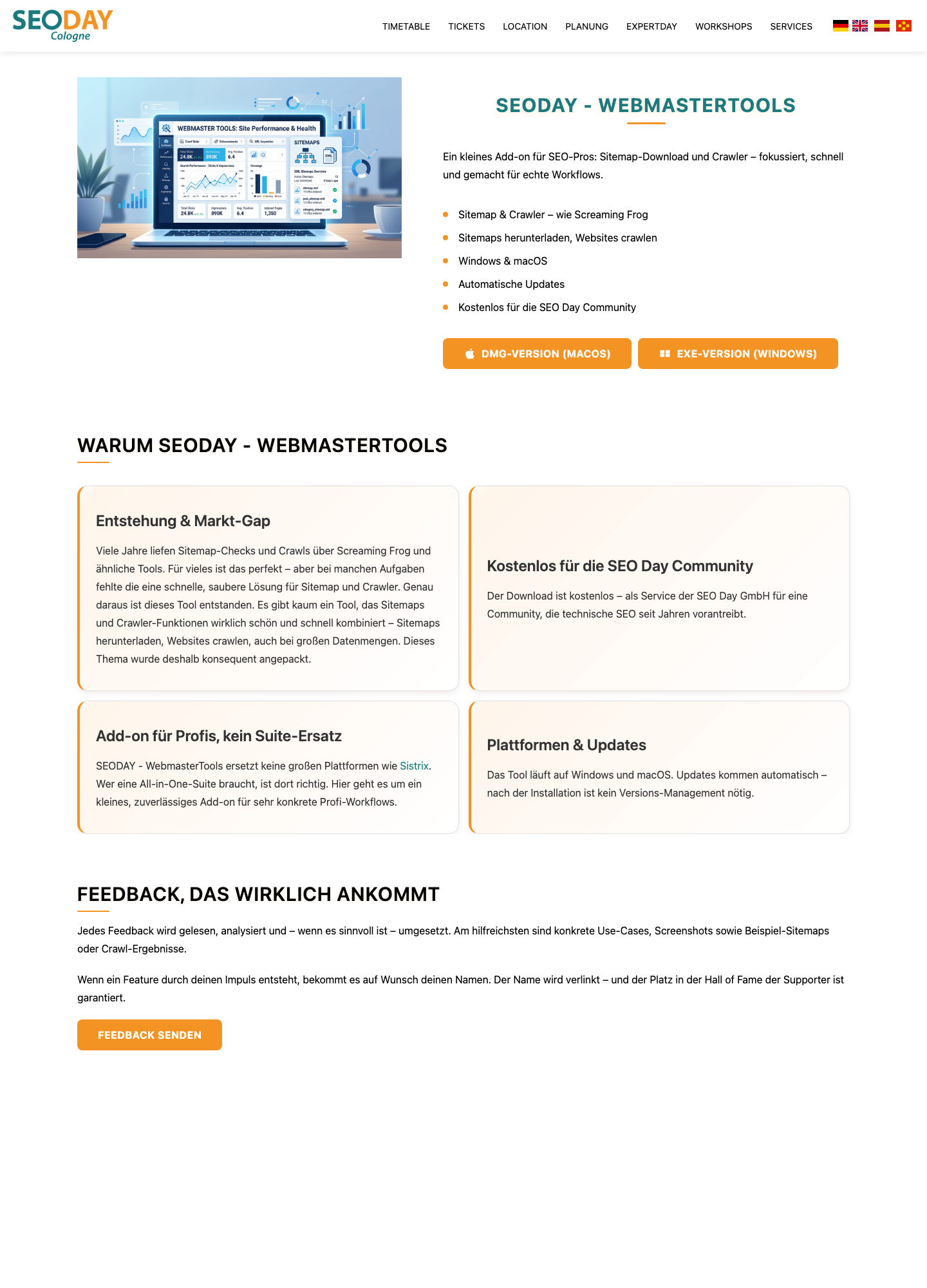 SEO-Day WebmasterTools